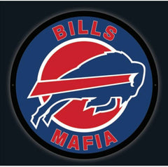 LED Wall Decor, Large Round, Buffalo Bills, Bills Mafia