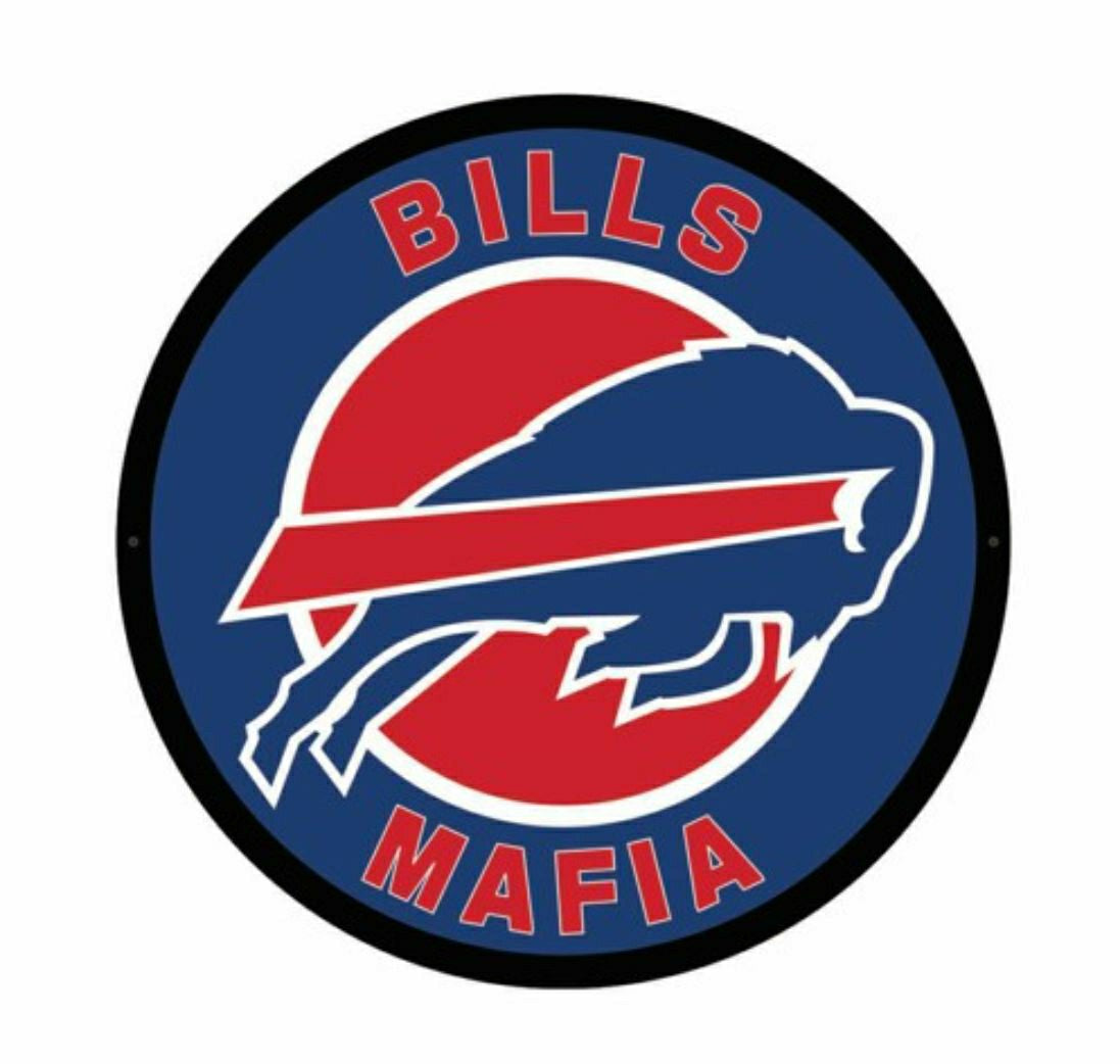 LED Wall Decor, Large Round, Buffalo Bills, Bills Mafia