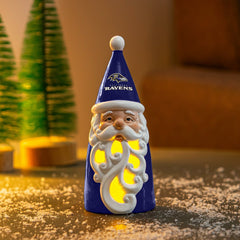Baltimore Ravens Santa LED Statuary, 8"