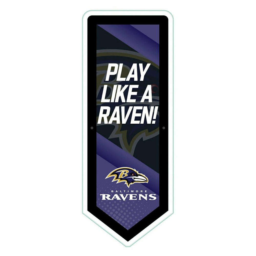 LED Wall Decor, Pennant, Baltimore Ravens