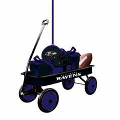 Baltimore Ravens Team Wagon Ornament