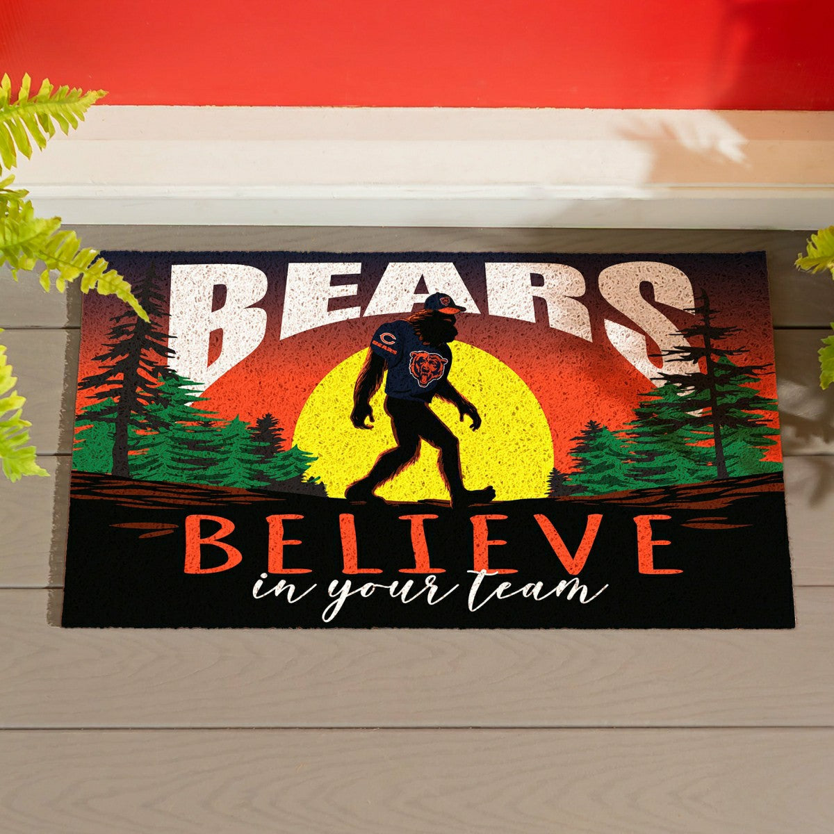 Chicago Bears Bigfoot PVC Mat, 28"x16"