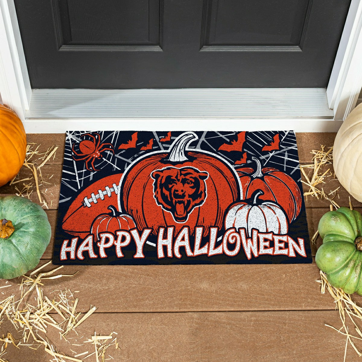 Chicago Bears Halloween PVC Mat, 28"x16"