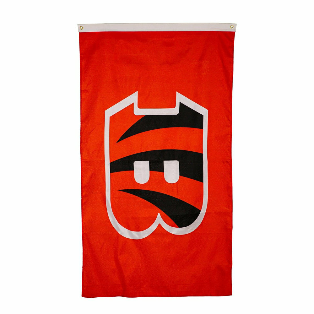 Cincinnati Bengals Single Sided Flag with 2 Grommets, 3'x5'