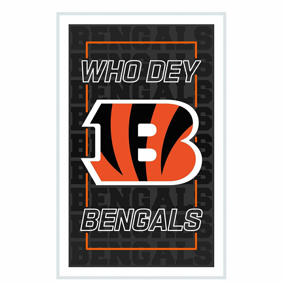 Cincinnati Bengals NFL Football Rectangle Neolite LED Decor