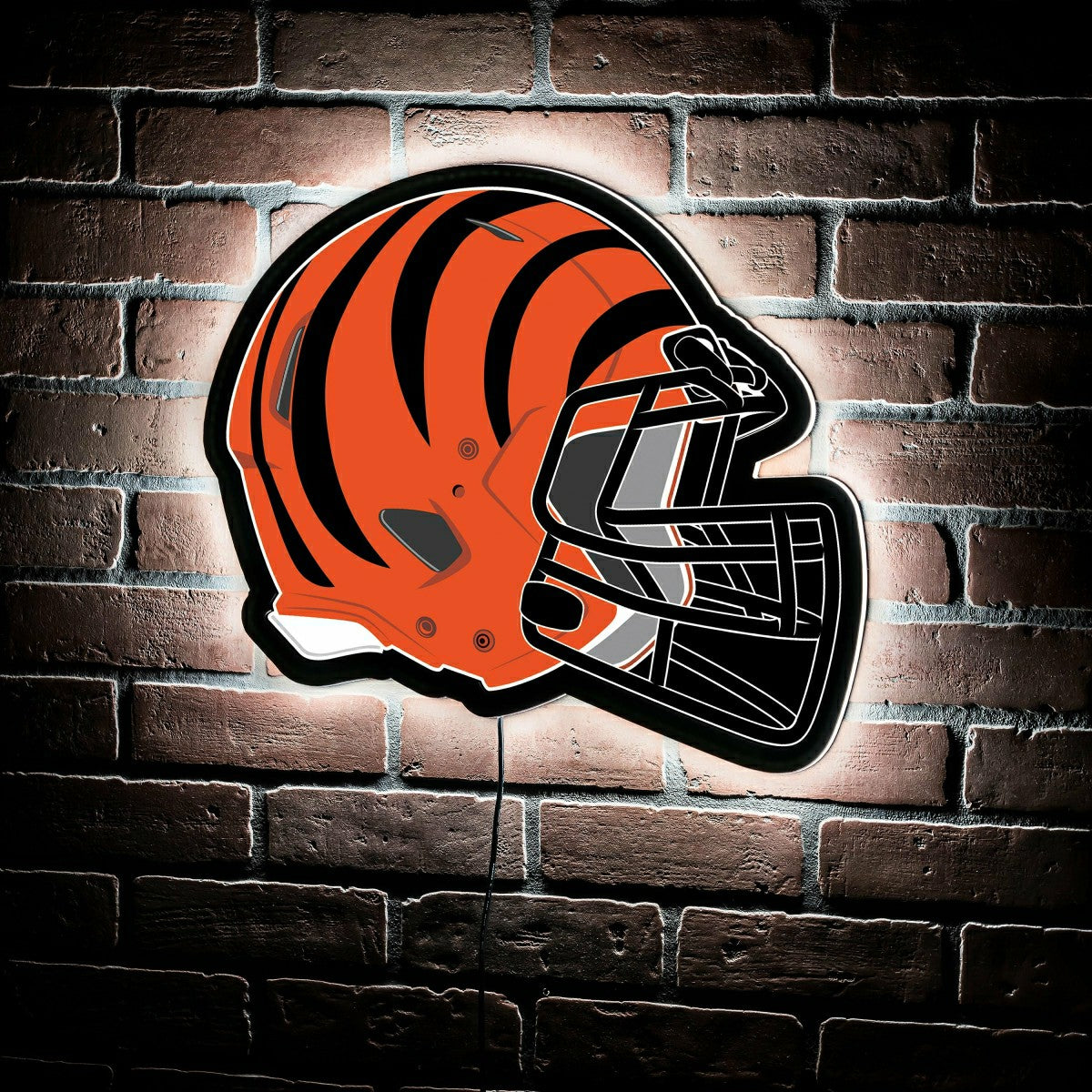LED Wall Decor, Helmet, Cincinnati Bengals