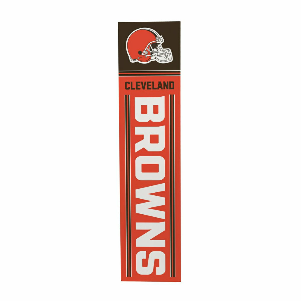 Cleveland Browns Fall Seasonal Double Sided Large Leaner, 46"