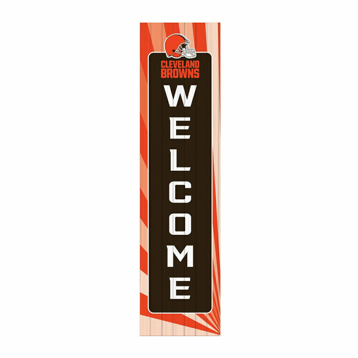 Cleveland Browns Summer Seasonal Single Sided Large Leaner, 46"