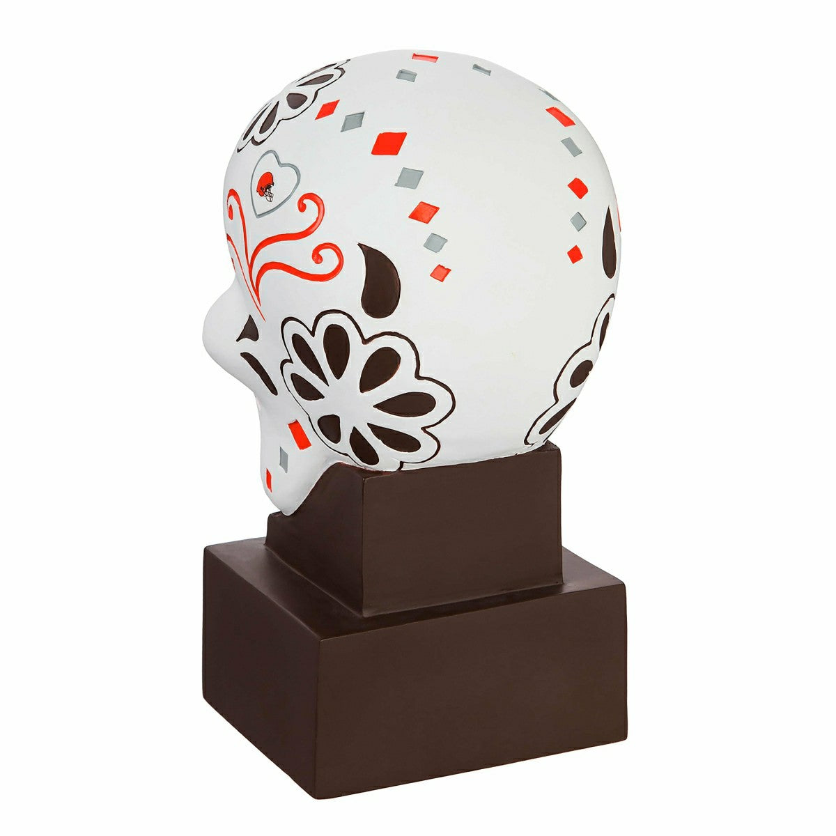 Cleveland Browns Sugar Skull Statue
