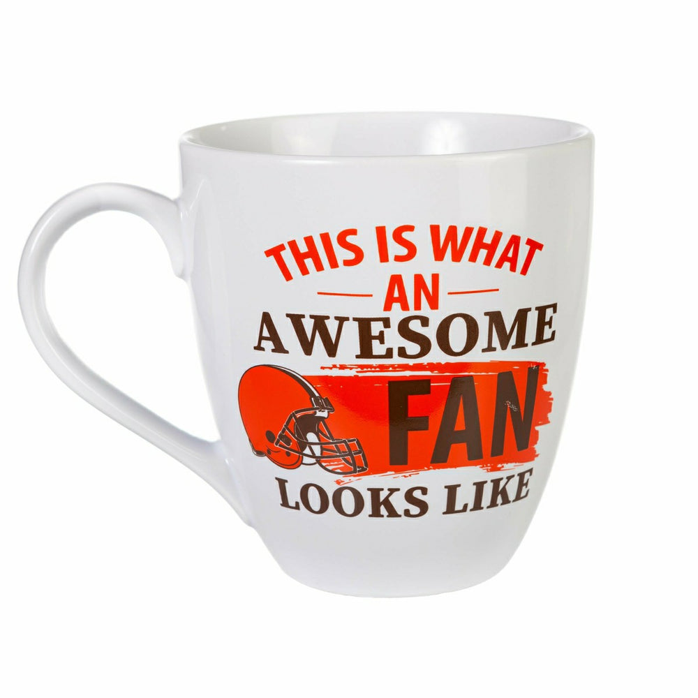 Cleveland Browns, Ceramic Cup O'Java 17oz Gift Set