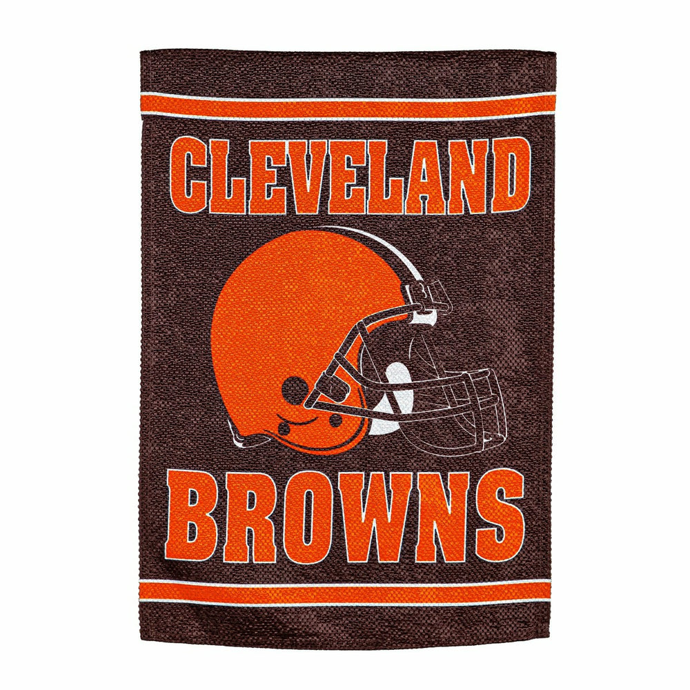 Cleveland Browns Embossed Suede House Flag