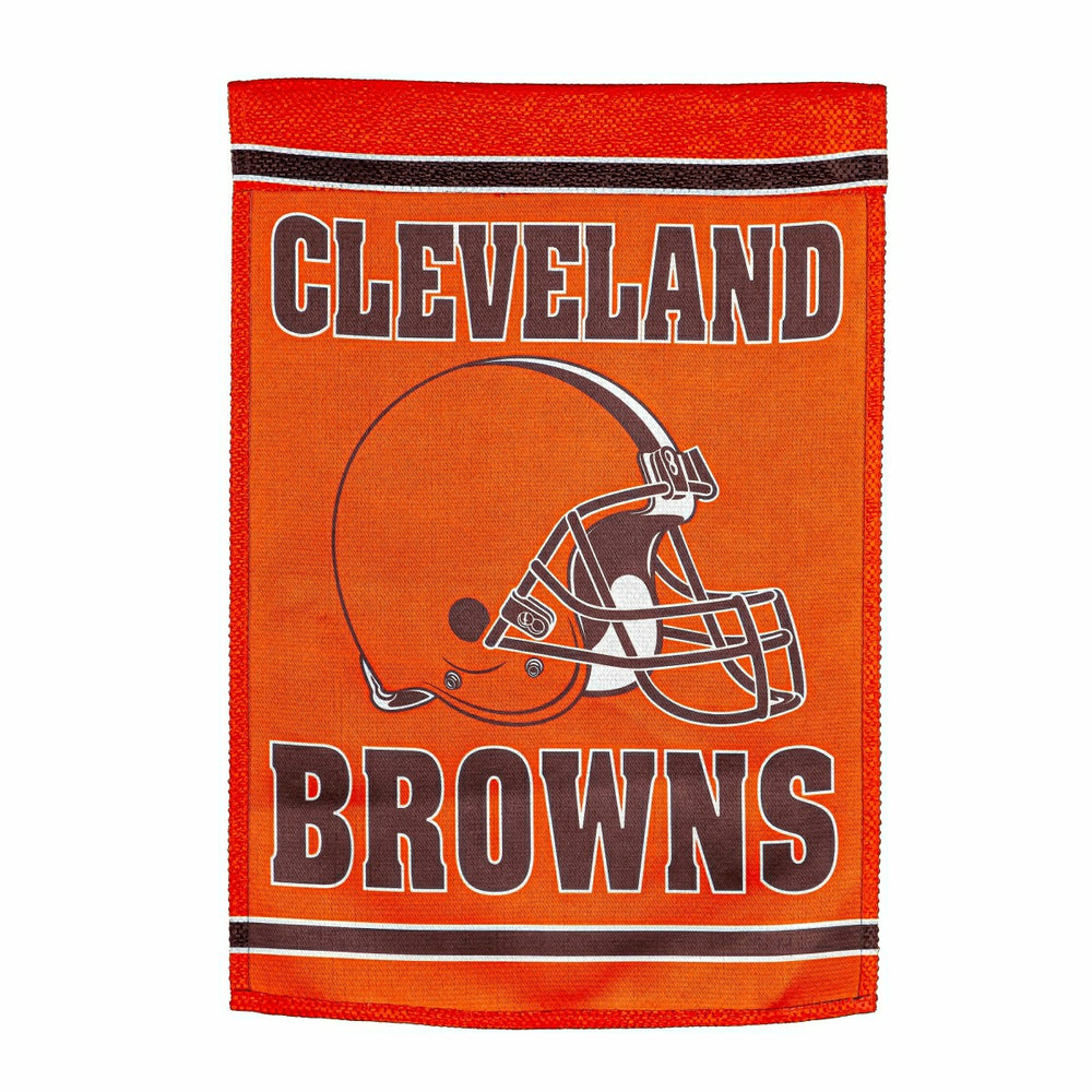 Cleveland Browns Embossed Suede House Flag