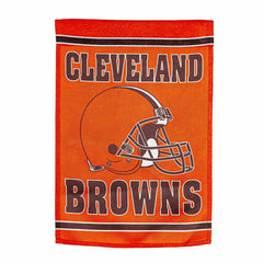 Cleveland Browns Embossed Suede House Flag