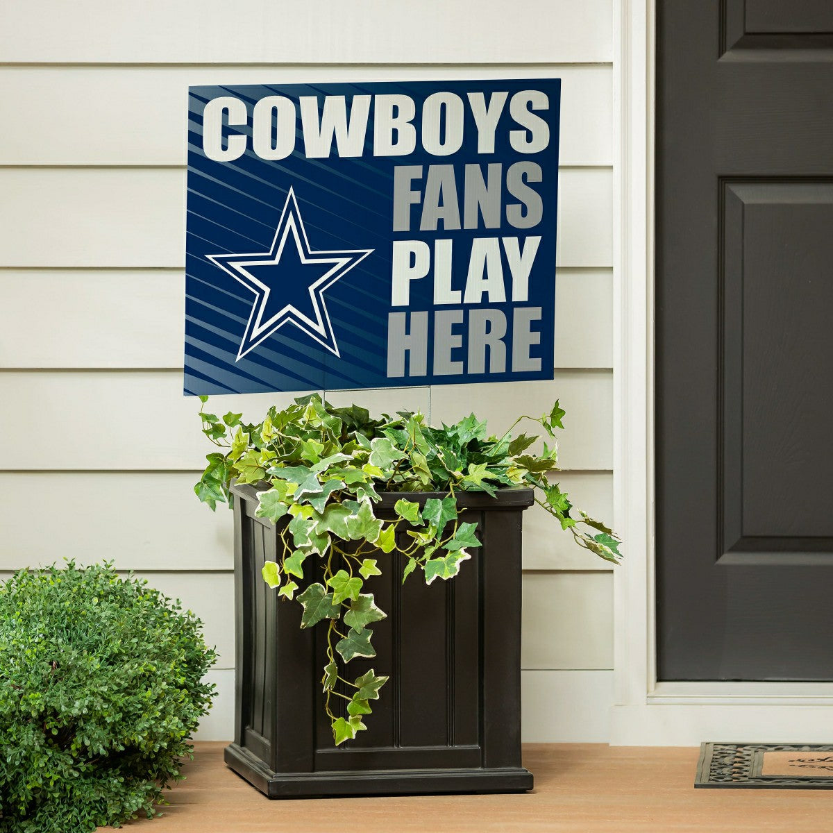Dallas Cowboys Coroplast Yard Sign "Fans Play Here"