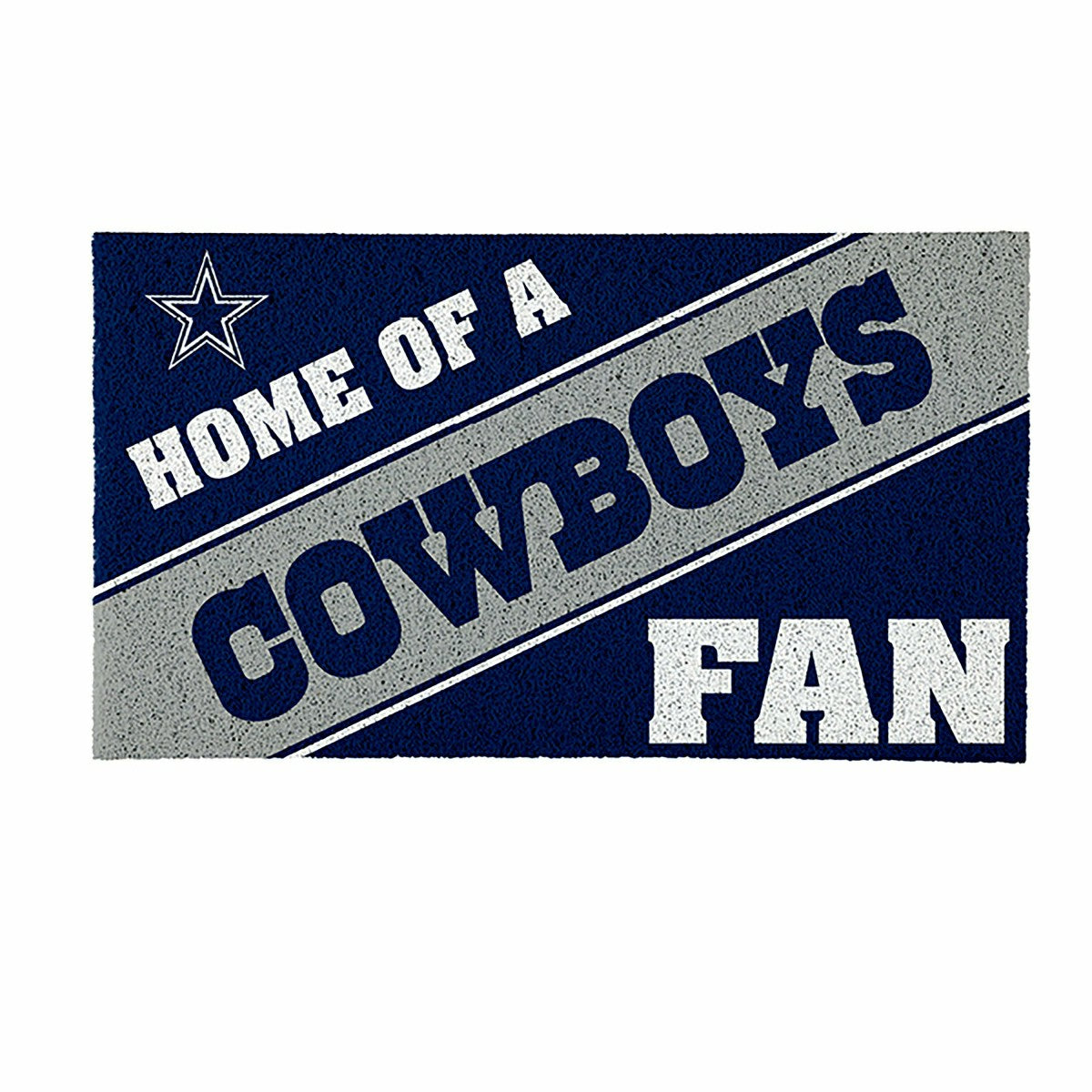 Dallas Cowboys, PVC Mat COLOR, Home of a Fan