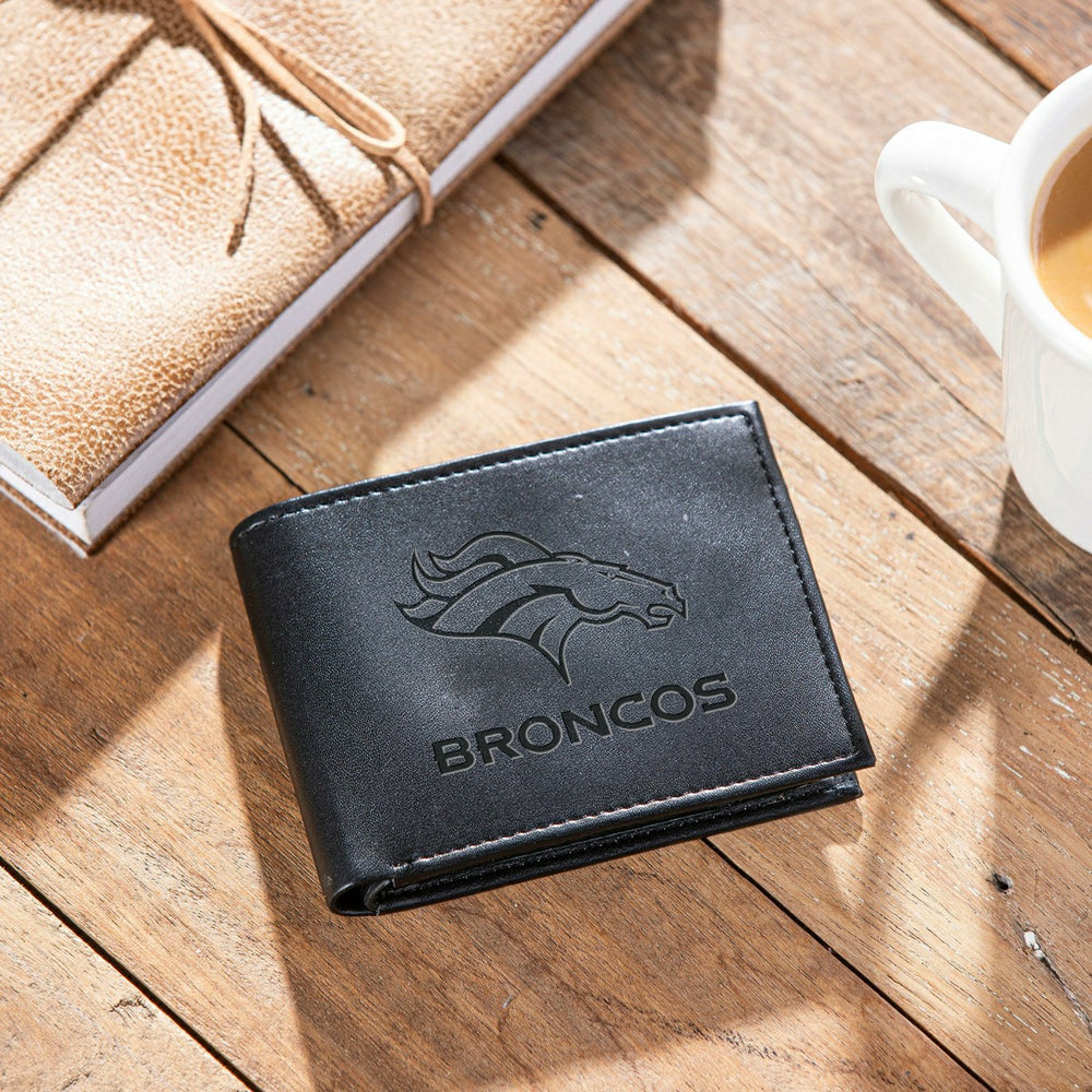 Denver Broncos, Bi-Fold Wallet, Black