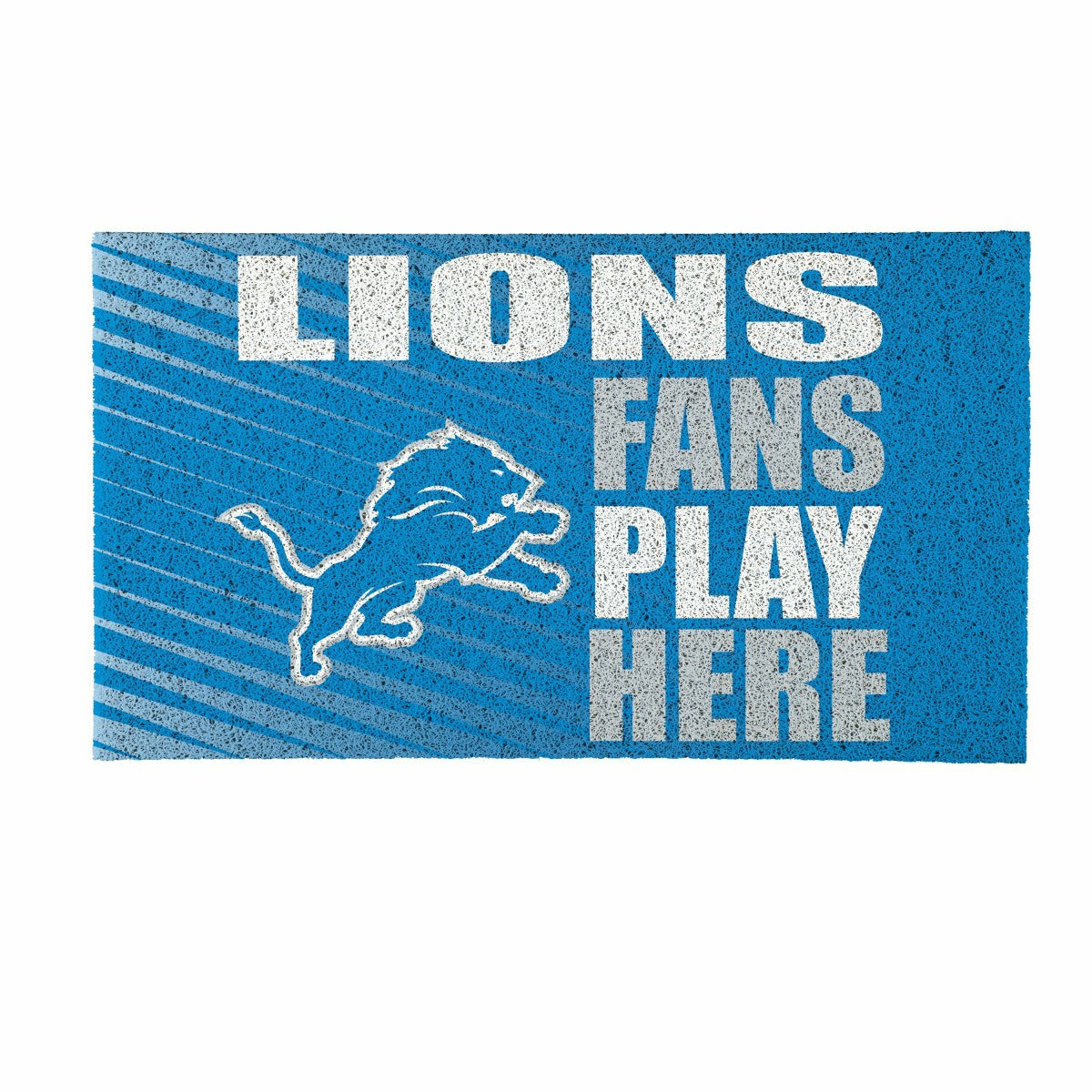 Detroit Lions Fan Mat, 28"x16"