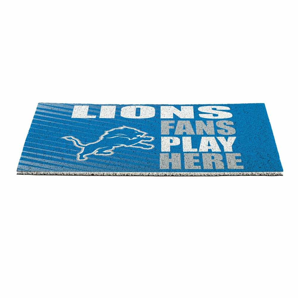 Detroit Lions Fan Mat, 28"x16"