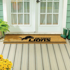 Detroit Lions Extra Large One Color Coir Mat, 60"x24"