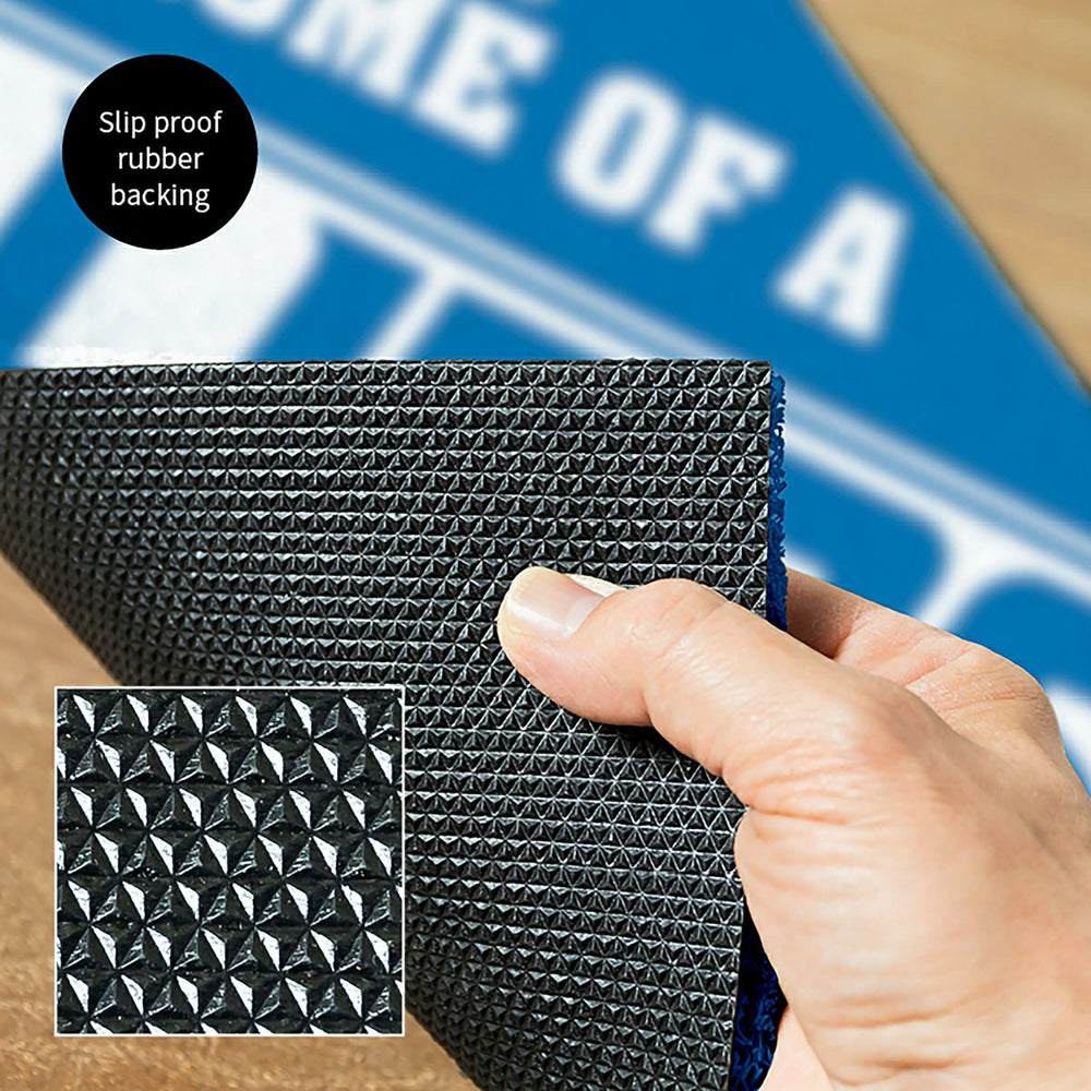 Detroit Lions, PVC Mat COLOR, Home of a Fan