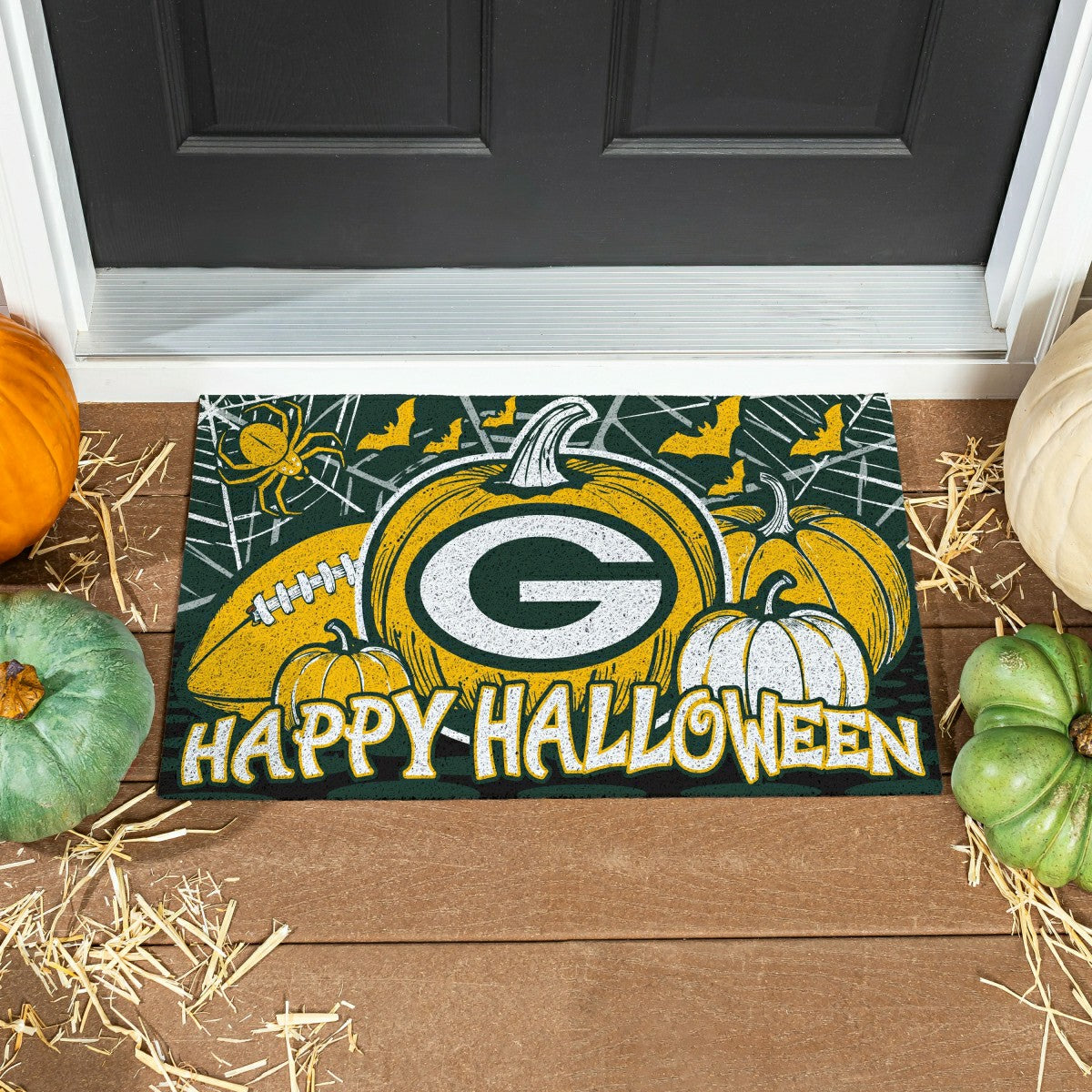 Green Bay Packers Halloween PVC Mat, 28"x16"