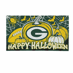 Green Bay Packers Halloween PVC Mat, 28"x16"