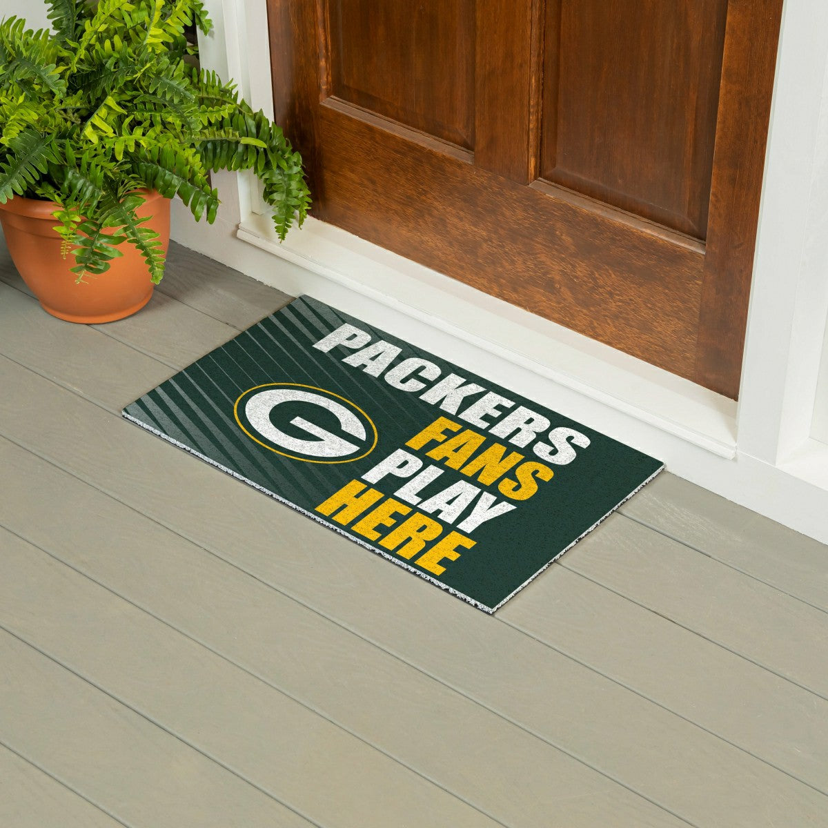 Green Bay Packers Fan Mat, 28"x16"
