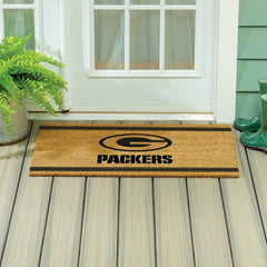 Green Bay Packers Large One Color Coir Mat, 36"x24"