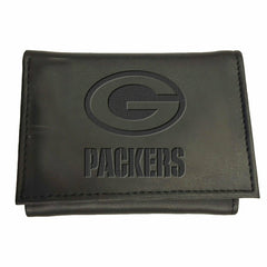 Green Bay Packers, Tri-Fold Wallet, Black