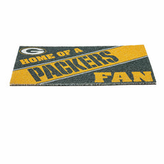 Green Bay Packers, PVC Mat COLOR, Home of a Fan