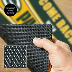 28" x 16" PVC Trapper Mat, Come Back with Tickets, Green Bay Packers
