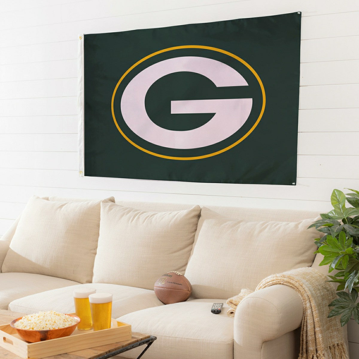 Green Bay Packers Single Sided Estate Flag with 2 Grommets, 3'x5'