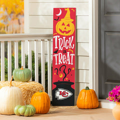 47" Double Sided Leaner, Kansas City Chiefs, Halloween
