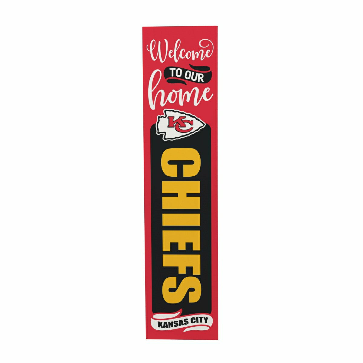 47" Double Sided Leaner, Kansas City Chiefs, Halloween