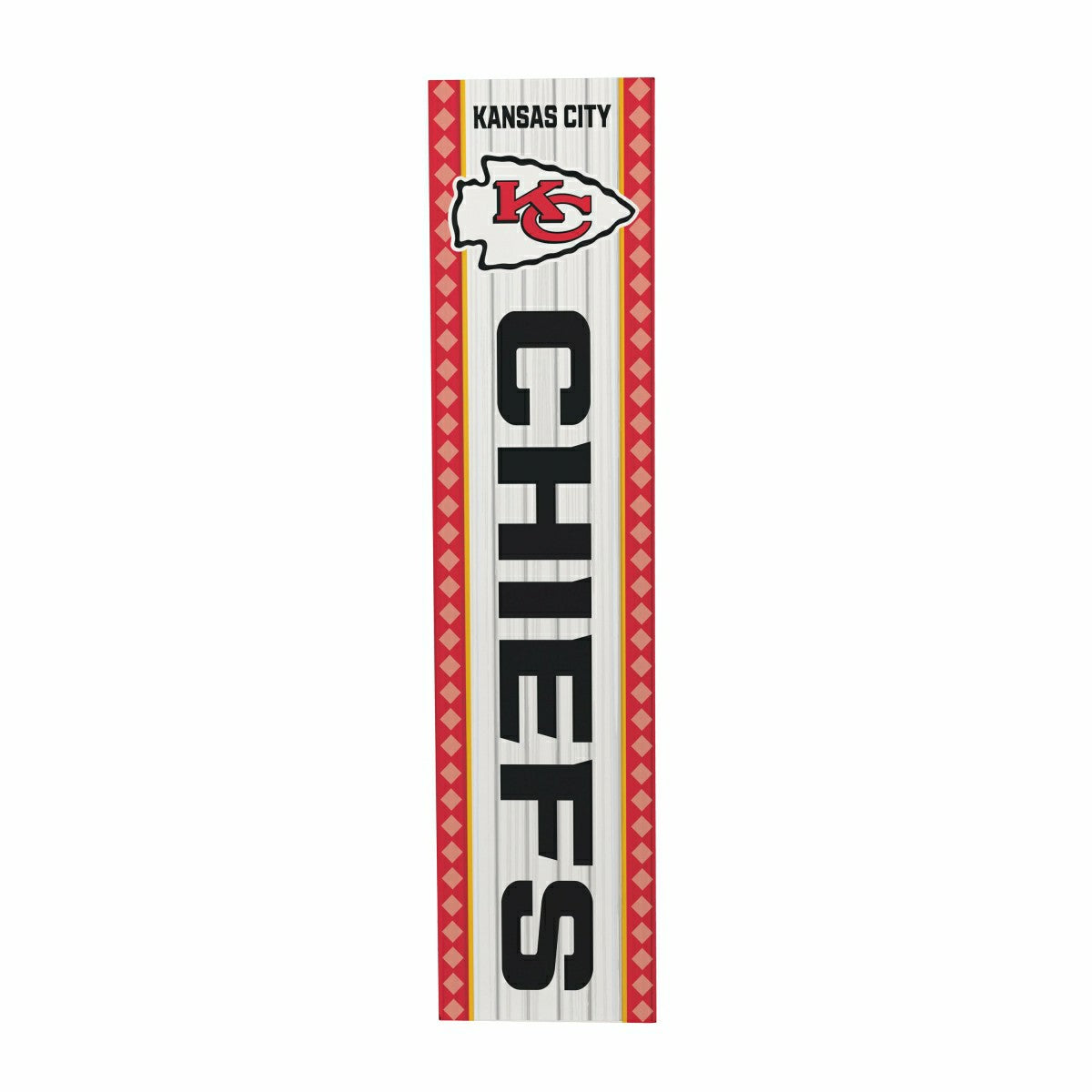 47" Double Sided Leaner, Kansas City Chiefs, Christmas