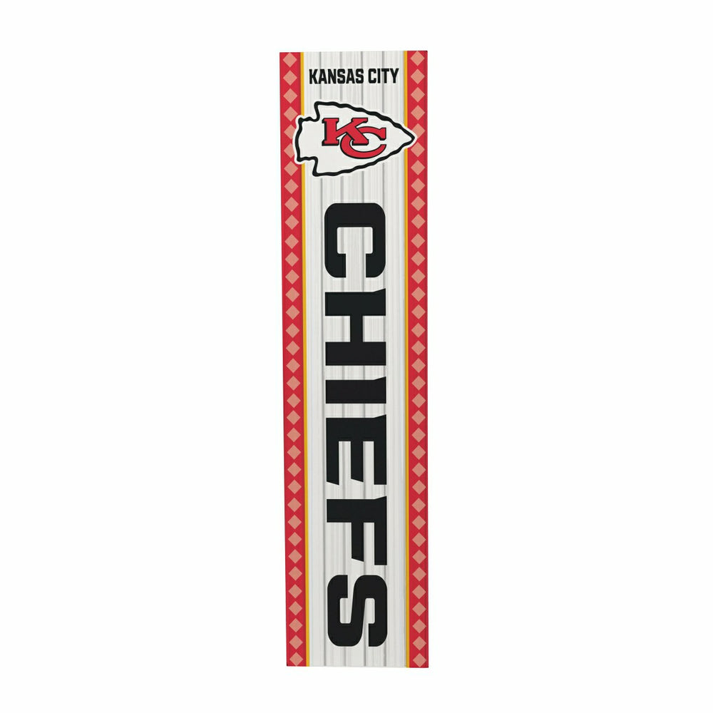 47" Double Sided Leaner, Kansas City Chiefs, Christmas