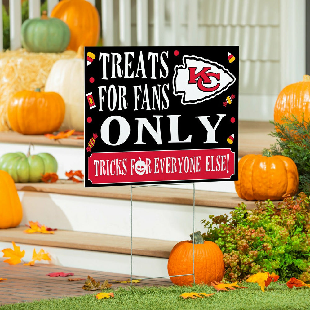 Kansas City Chiefs Yard Sign, Halloween Treats for Fans