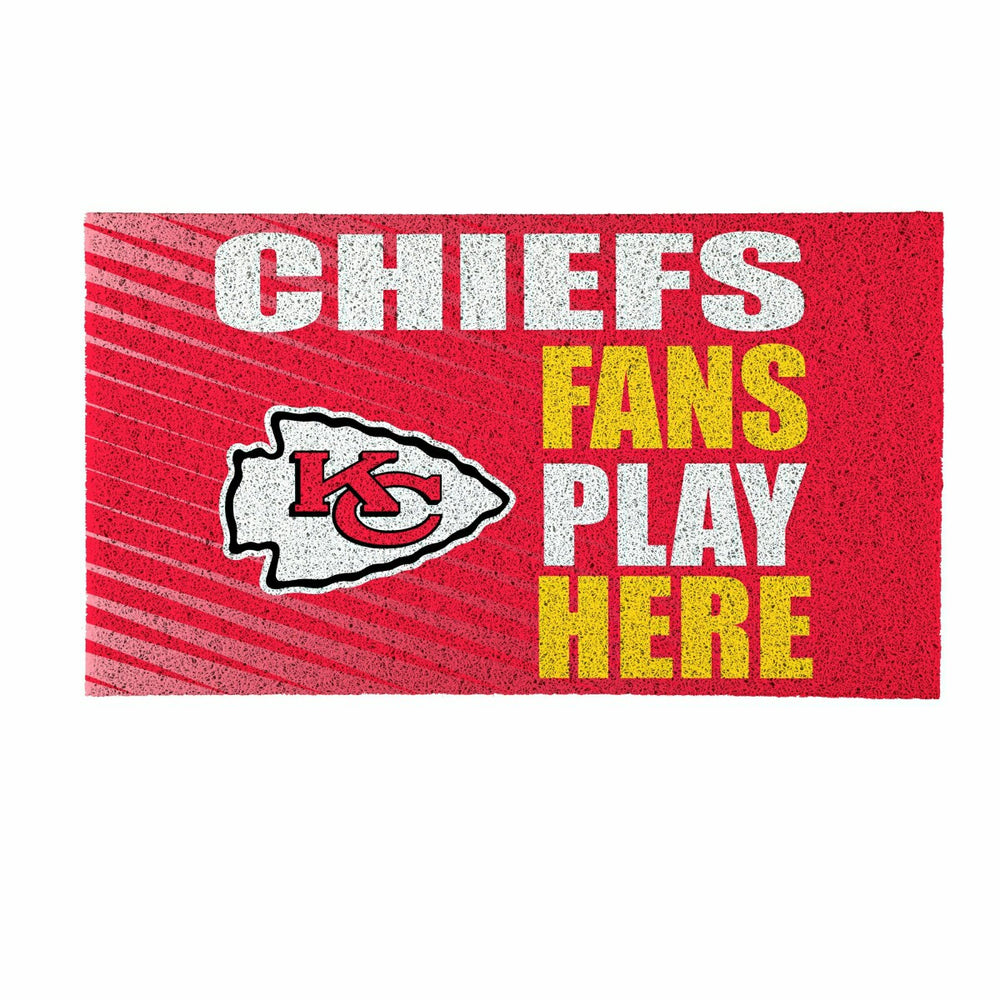 Kansas City Chiefs Fan Mat, 28"x16"