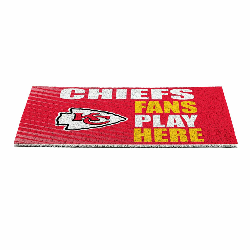 Kansas City Chiefs Fan Mat, 28"x16"