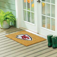 Kansas City Chiefs Large Full Color Coir Mat, 36"x24"