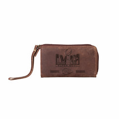 Kansas City Chiefs SB58 Champions Brown Wristlet Wallet