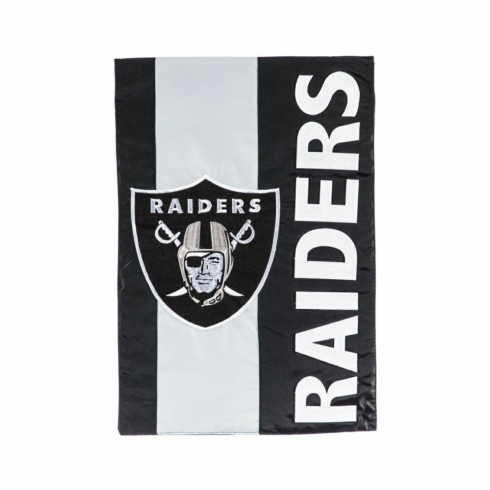 Oakland Raiders Embellished Garden Flag