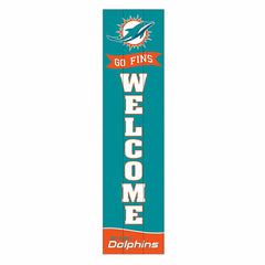Miami Dolphins Large Single Sided Leaner, 46"