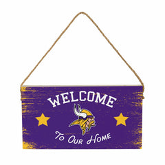 Minnesota Vikings Wood Wall Sign, 6x11