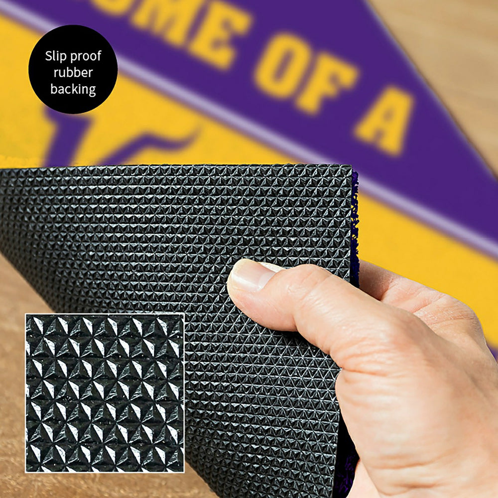 Minnesota Vikings, PVC Mat COLOR, Home of a Fan