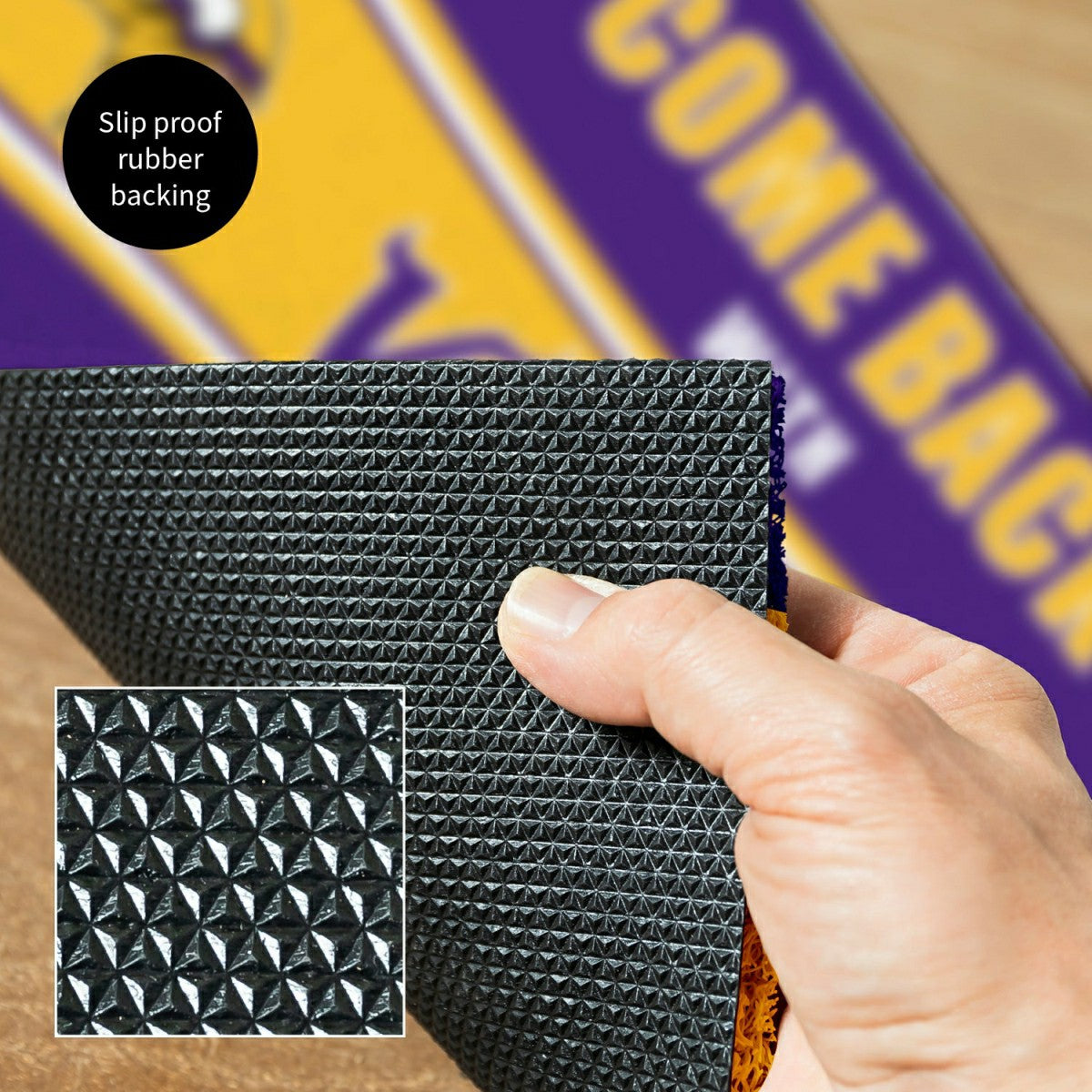 28" x 16" PVC Trapper Mat, Come Back with Tickets, Minnesota Vikings
