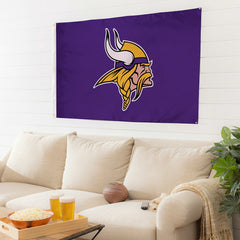 Minnesota Vikings Single Sided Estate Flag with 2 Grommets, 3'x5'