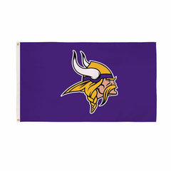 Minnesota Vikings Single Sided Estate Flag with 2 Grommets, 3'x5'