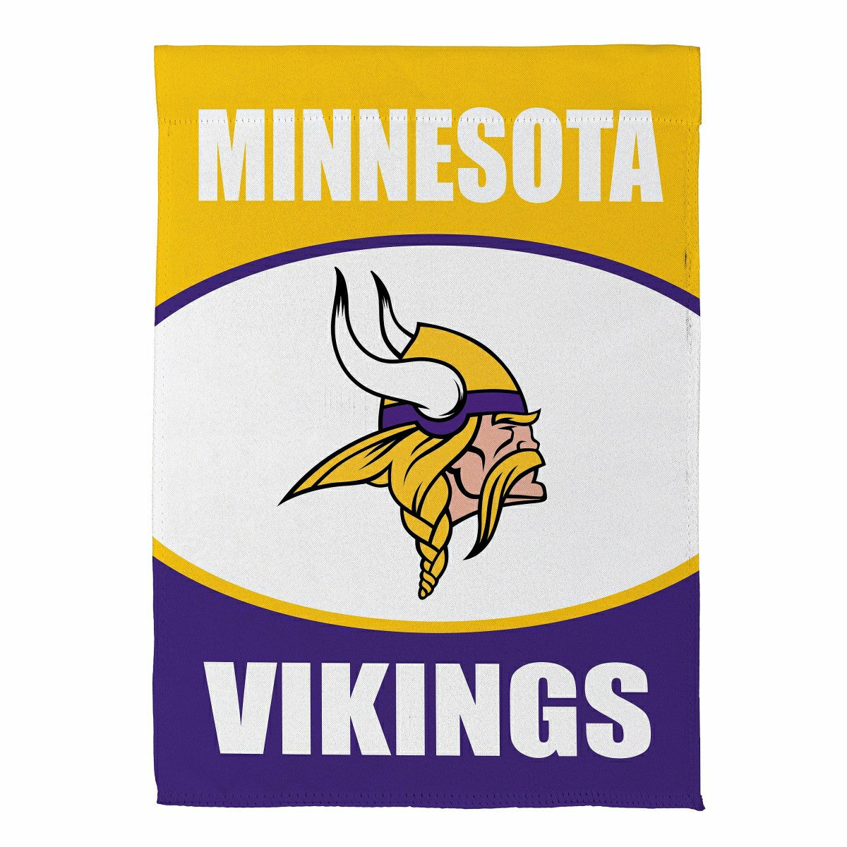 Minnesota Vikings Suede Garden Flag