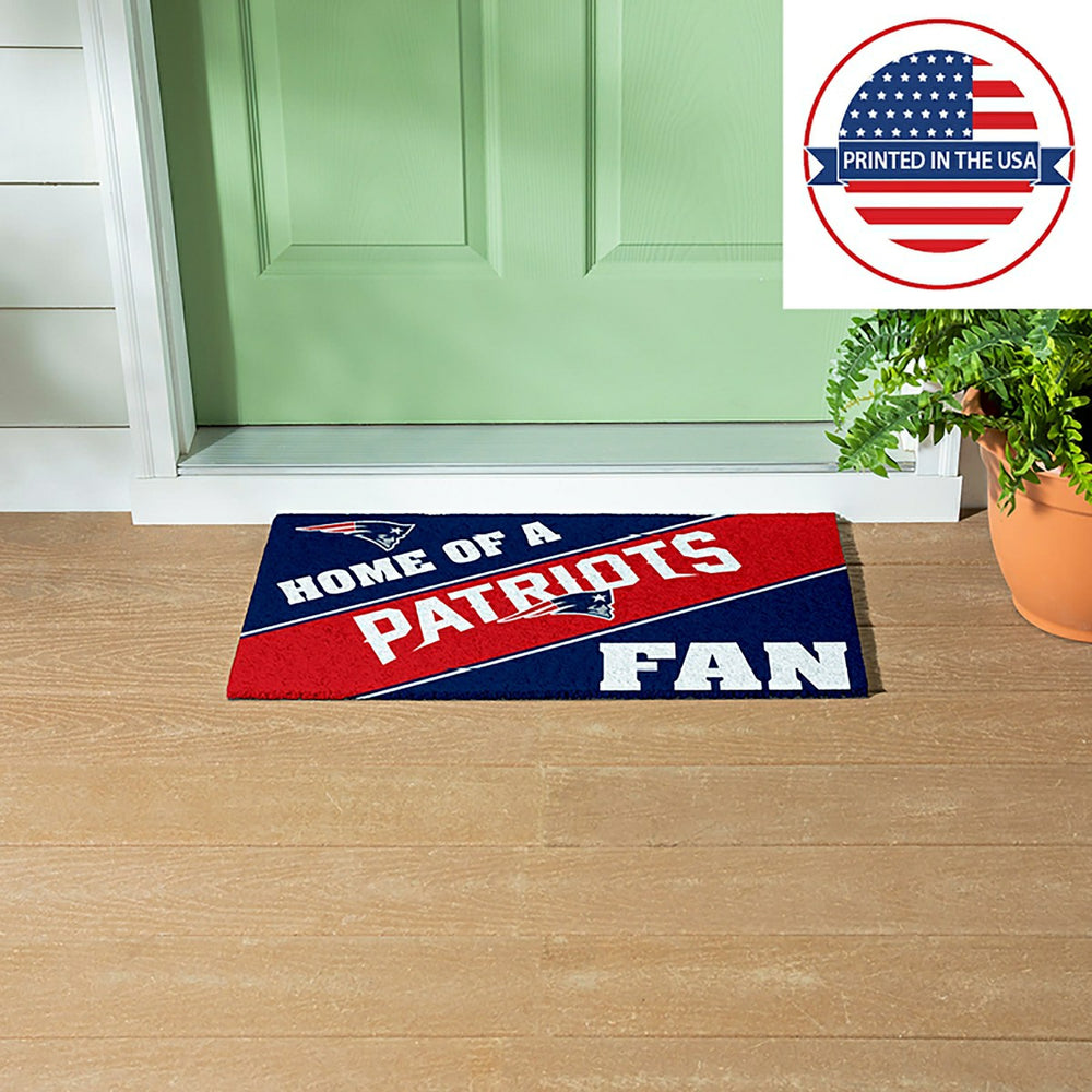 New England Patriots, PVC Mat COLOR, Home of a Fan